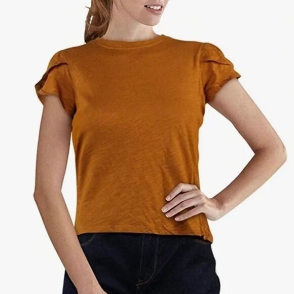 Free People Tops - Free People We The Free Ruffle Sleeve Tee Small